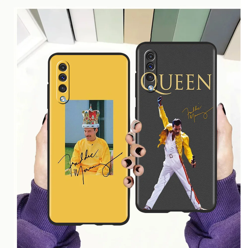 

Queen Freddie Mercury Phone Cover Case For Samsung Galaxy A12 A02 A03 A03S A52 A70 A50 A20 A10 A10S A40 4G Luxury Silicone Shell