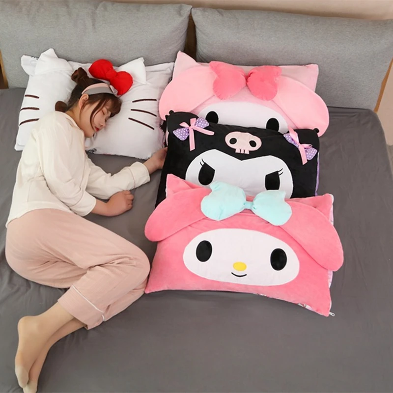 50Cm*70Cm Kawaii Cartoon Animals Kuromi My Melody Kt Cat Plush Pillow Cover Cute Soft Anime Plushie Detachable Pillowcase
50Cm*70Cm Kawaii Cartoon Animals Kuromi My Melody Kt Cat Plush Pillow Cover Cute Soft Anime Plushie Detachable Pillowcase