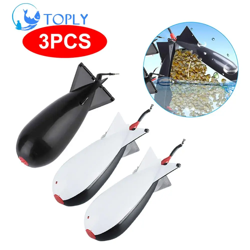TOPLY 3Pc Carp Fishing Large Rockets Bomb Fishing Tackle Feeders Pellet Rocket Feeder Float Bait Holder Maker Tackle Accessories 
TOPLY 3Pc Carp Fishing Large Rockets Bomb Fishing Tackle Feeders Pellet Rocket Feeder Float Bait Holder Maker Tackle Accessories