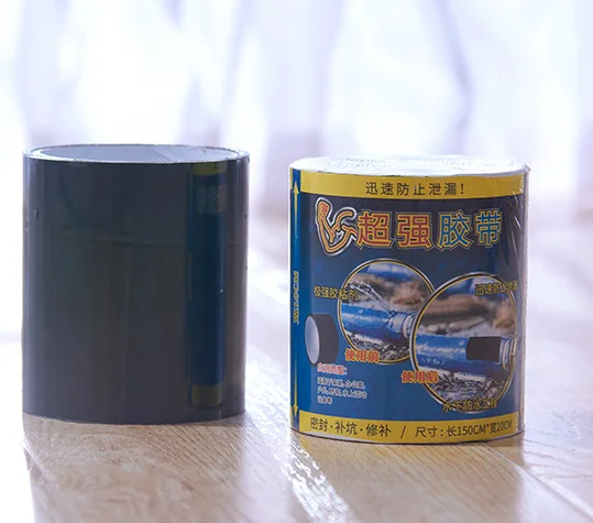 150x10/2.5cm Super Strong Fiber Waterproof Tape Stop Leaks Seal Repair Tape Performance Self Fix Tape Fiberfix Adhesive Tape
150x10/2.5cm Super Strong Fiber Waterproof Tape Stop Leaks Seal Repair Tape Performance Self Fix Tape Fiberfix Adhesive Tape