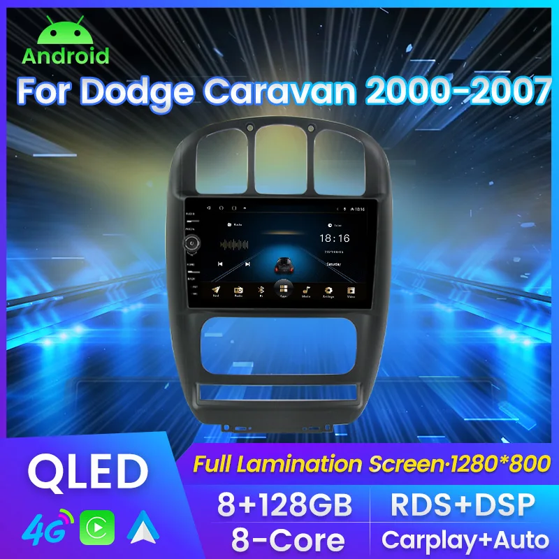 Радиоприемник 2 din Android для Dodge Caravan 2000-2007 мультимедийный плеер GPS-навигация 10-дюймовый QLED экран Carplay + Авто WIFI 4G RDS DSP
Радиоприемник 2 din Android для Dodge Caravan 2000-2007 мультимедийный плеер GPS-навигация 10-дюймовый QLED экран Carplay + Авто WIFI 4G RDS DSP
