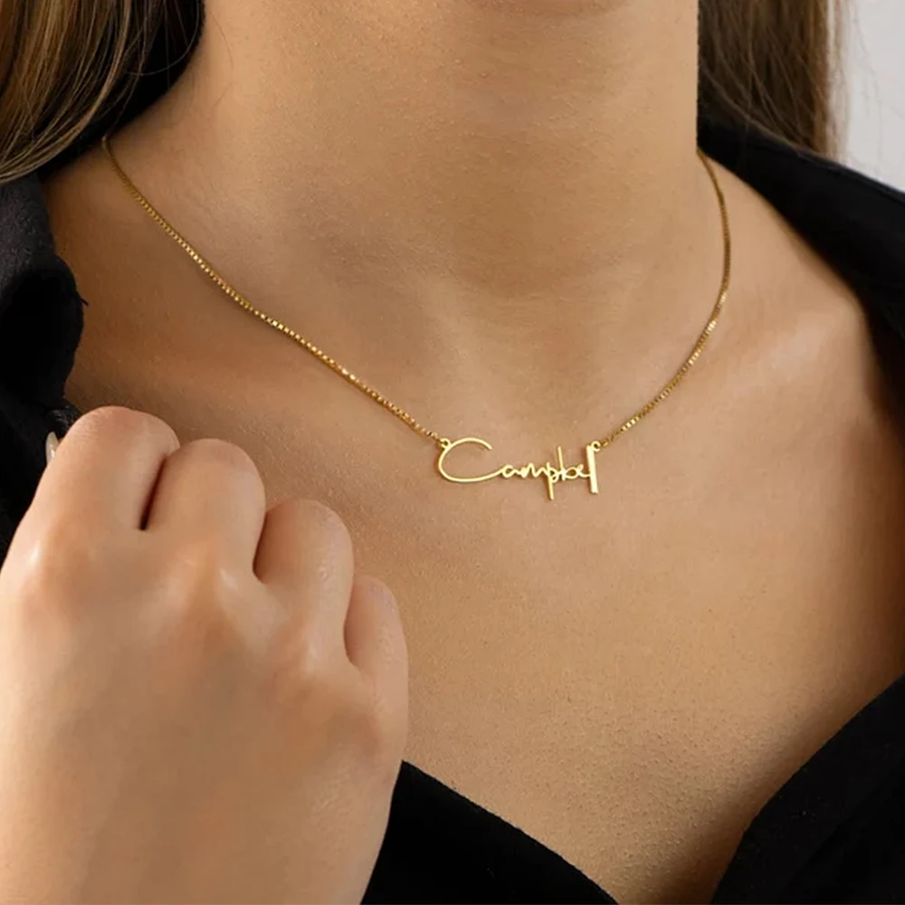 Customized Arabic Name Necklaces For Women Personalized Stainless Steel Chain Islamic Necklaces Jewelry Mom Christmas Gift 2023
Customized Arabic Name Necklaces For Women Personalized Stainless Steel Chain Islamic Necklaces Jewelry Mom Christmas Gift 2023