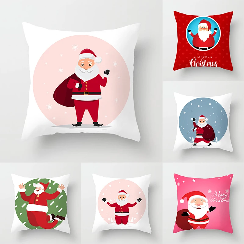 Мультяшный Санта Клаус наволочка диван украшение для детской комнаты Счастливого Рождества наволочка
Мультяшный Санта Клаус наволочка диван украшение для детской комнаты Счастливого Рождества наволочка