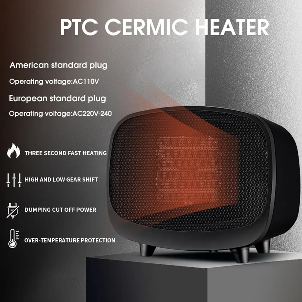 Quick Warm-up Electric Heater Home Foot Warmer Winter Desktop Energy-saving Bedroom Heating Fan Office Heaters Christmas Gift
Quick Warm-up Electric Heater Home Foot Warmer Winter Desktop Energy-saving Bedroom Heating Fan Office Heaters Christmas Gift