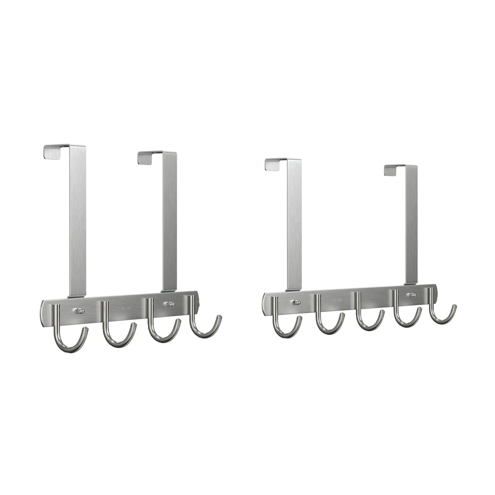 Door Hanger Hanging Hook Storage Rack Space Saving Stainless Steel Towel Bathroom Clothes Wall Mount Home Supplies
Door Hanger Hanging Hook Storage Rack Space Saving Stainless Steel Towel Bathroom Clothes Wall Mount Home Supplies