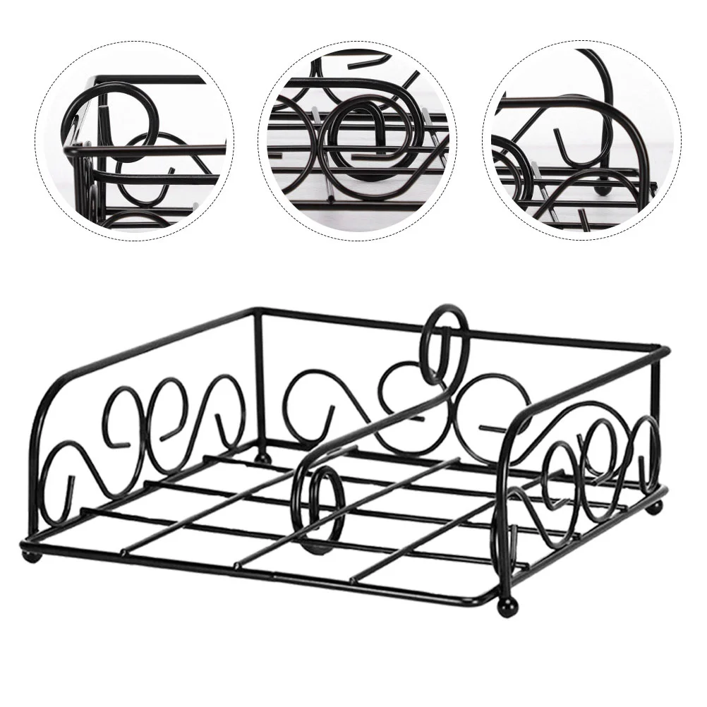 Holder Napkin Metal Dispenser Tissue Towel Storage Paper Iron Rack Tabletop Table Wire Serviette Hand Napkins Rustic Flat
Holder Napkin Metal Dispenser Tissue Towel Storage Paper Iron Rack Tabletop Table Wire Serviette Hand Napkins Rustic Flat