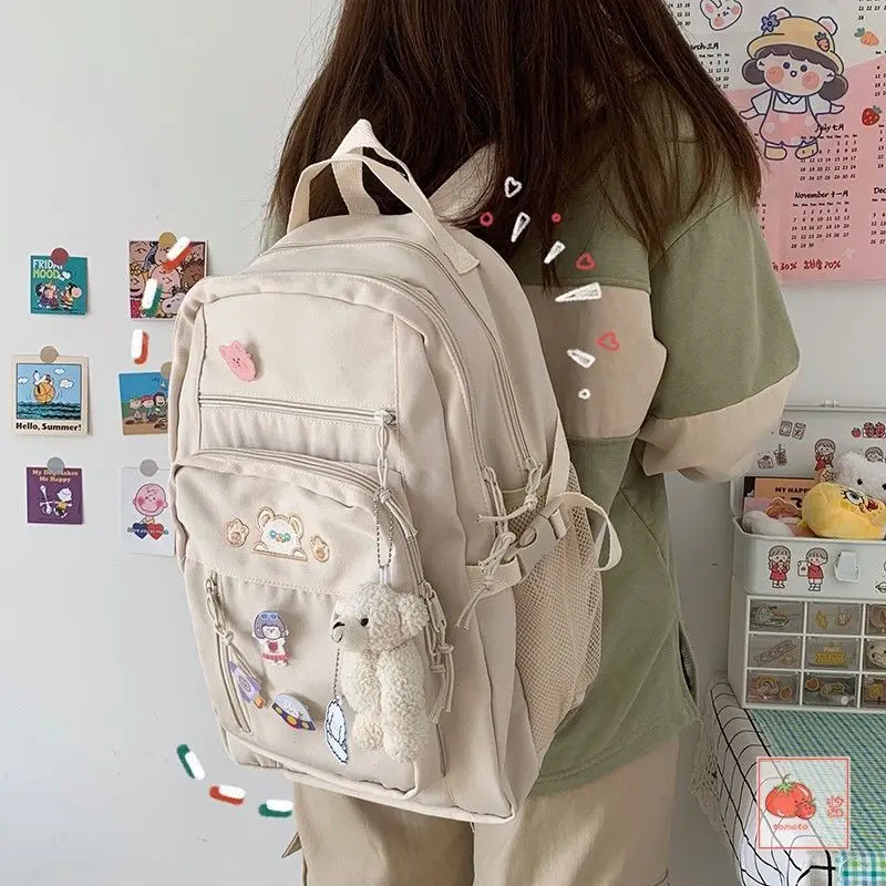 New Girls Backpack High School School Bags For Waterproof canvas Teenage Cute Girls Multi Pockets Backpack Women
New Girls Backpack High School School Bags For Waterproof canvas Teenage Cute Girls Multi Pockets Backpack Women