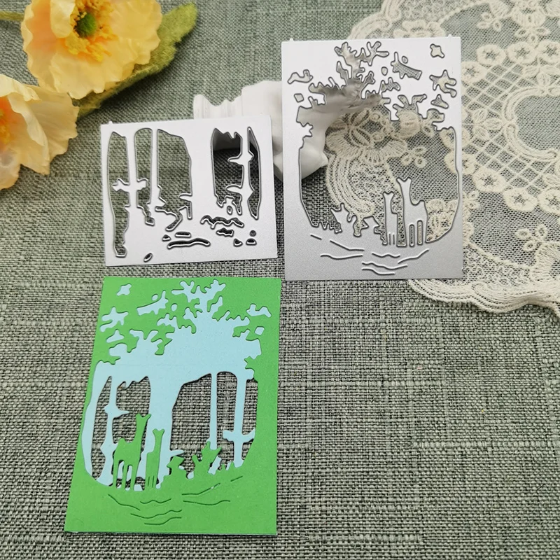 Christmas Jungle Elk Cutting Dies for DIY 3D Scrapbook Album Paper Cards Decorative Crafts Cutting Die Embossing Knife Mold
Christmas Jungle Elk Cutting Dies for DIY 3D Scrapbook Album Paper Cards Decorative Crafts Cutting Die Embossing Knife Mold