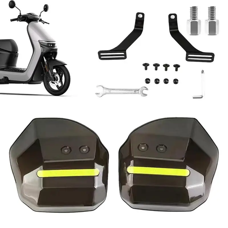 Motorcycle Handguard With Reflective Strips Hand Guard Protector For Motorcycle Dirt Bike Motocross Universal
Motorcycle Handguard With Reflective Strips Hand Guard Protector For Motorcycle Dirt Bike Motocross Universal