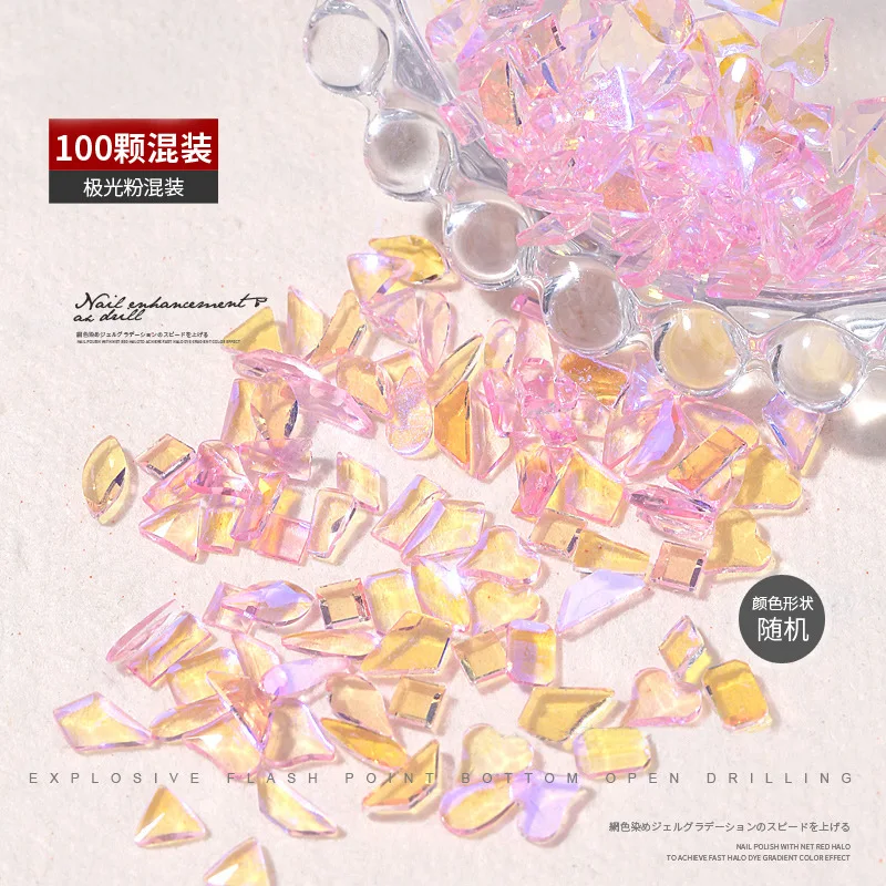 100pcs aurora Ice Nail parts crystal rhinestones for nails 3d nail charms luxury nail gems rhinestones for nail art decorations
100pcs aurora Ice Nail parts crystal rhinestones for nails 3d nail charms luxury nail gems rhinestones for nail art decorations