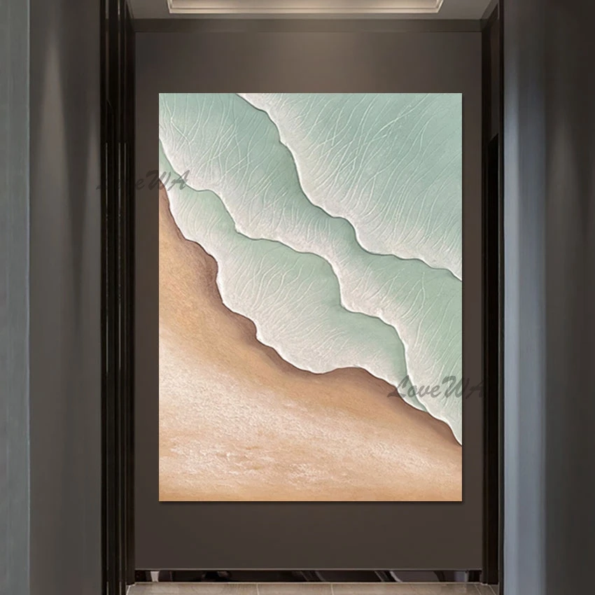 3d Art Beach Beautiful Scenery Wall Painting Frameless Canvas Picture Sea Wave Modern Abstract Painting For Large Nordic Decor
3d Art Beach Beautiful Scenery Wall Painting Frameless Canvas Picture Sea Wave Modern Abstract Painting For Large Nordic Decor