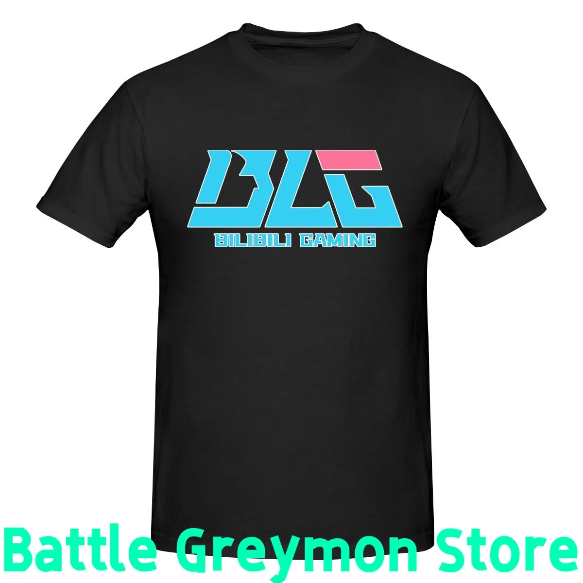 BLG Bilibili Gaming Модная футболка Мужская с круглым вырезом и принтом Летняя модная