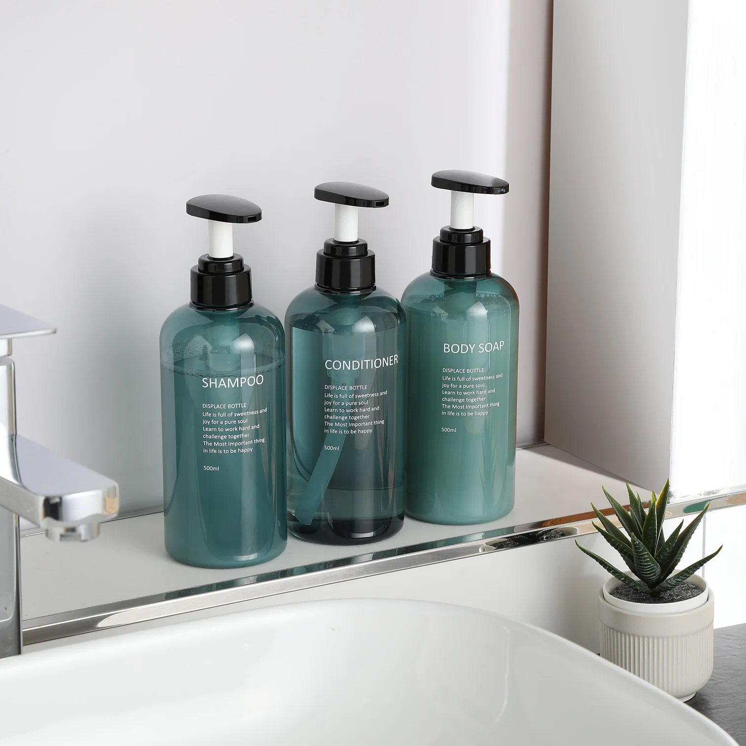 3pcs Liquid Soap Dispenser Bottle Set Hand Sanitizer Bottle Shampoo Body Wash Shower Gel Bottle Outdoor Travel Tools 300ML/500ML
3pcs Liquid Soap Dispenser Bottle Set Hand Sanitizer Bottle Shampoo Body Wash Shower Gel Bottle Outdoor Travel Tools 300ML/500ML
