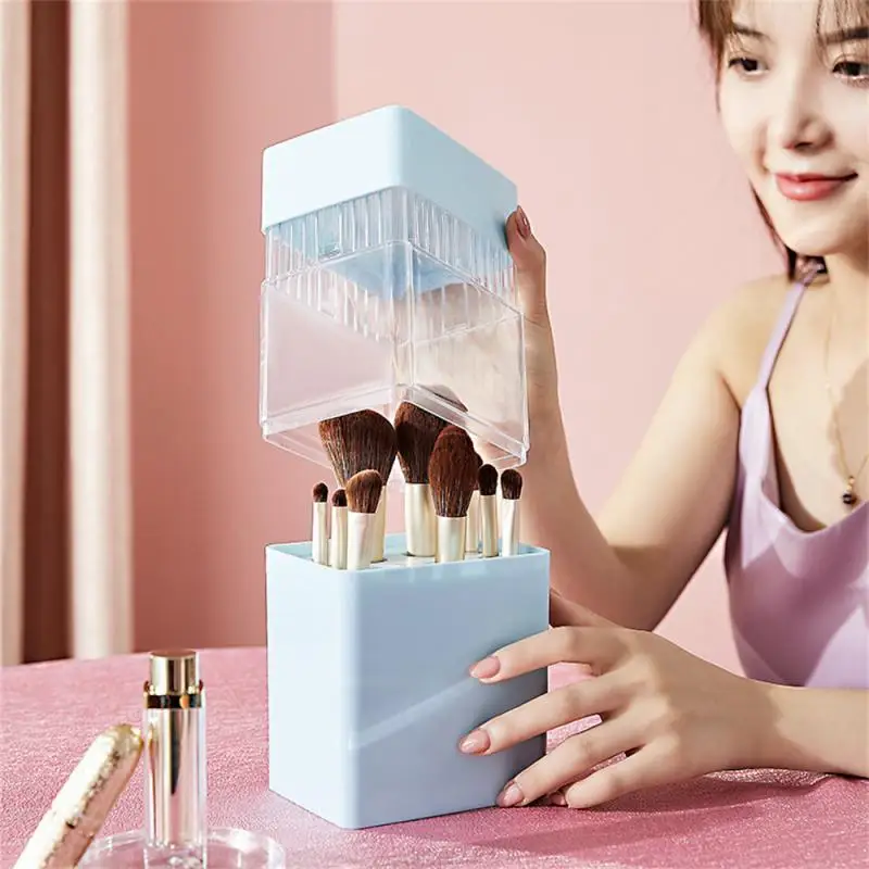 12 Hole Makeup Organizer Make-up Brushes Holder Dust-proof Eyebrow Pencil Eyeliner Pencil Table Organizer Cosmetic Storage Shelf
12 Hole Makeup Organizer Make-up Brushes Holder Dust-proof Eyebrow Pencil Eyeliner Pencil Table Organizer Cosmetic Storage Shelf