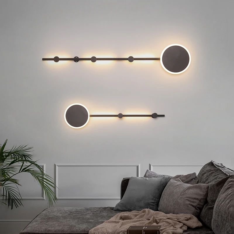 Wall lamp light luxury atmosphere creative modeling living room TV sofa background wall lamp minimalist bedroom bedside lamp
Wall lamp light luxury atmosphere creative modeling living room TV sofa background wall lamp minimalist bedroom bedside lamp