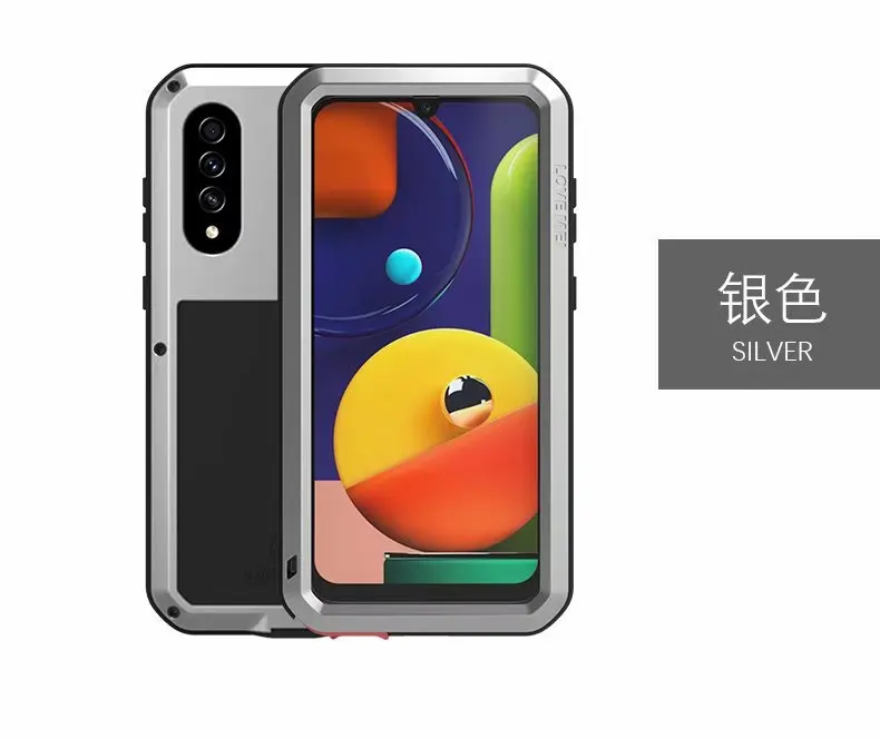 Металлический водонепроницаемый чехол LOVE MEI для Samsung Galaxy A50S A50, противоударный чехол для A50 A50S, защитный чехол + стеклянная пленка Gorilla 
Металлический водонепроницаемый чехол LOVE MEI для Samsung Galaxy A50S A50, противоударный чехол для A50 A50S, защитный чехол + стеклянная пленка Gorilla