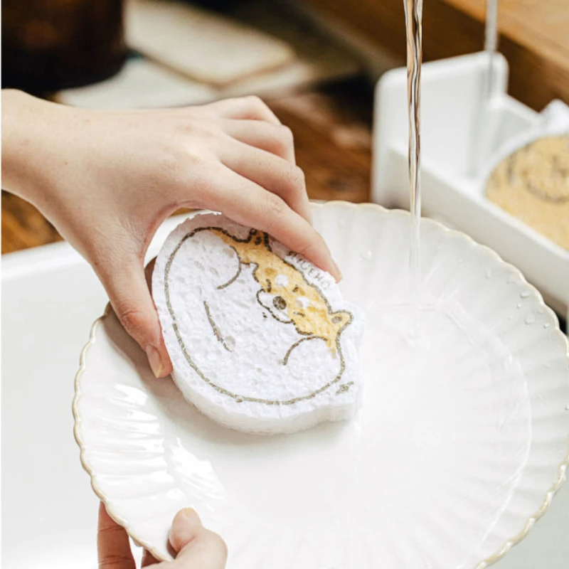 1 Pc Cartoon Animal Non-stick Oil Sponge Brush Wood Pulp Cotton Compressed Sponge Wipe Absorbent Dish Cloth Pot Bowl Artifact
1 Pc Cartoon Animal Non-stick Oil Sponge Brush Wood Pulp Cotton Compressed Sponge Wipe Absorbent Dish Cloth Pot Bowl Artifact