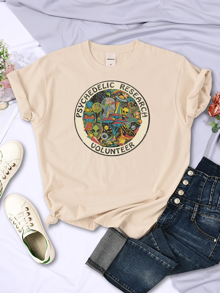 Psychedelic Research Volunteer Colourful Retro Print Women T-Shirts Street Hip Hop Tee Clothes Vintage Comfortable Woman T Shirt
Psychedelic Research Volunteer Colourful Retro Print Women T-Shirts Street Hip Hop Tee Clothes Vintage Comfortable Woman T Shirt