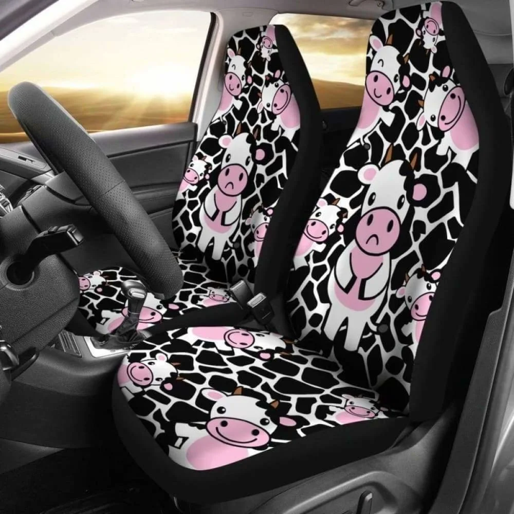

Cow Car Seat Covers Love 144730,Pack of 2 Universal Front Seat Protective Cover