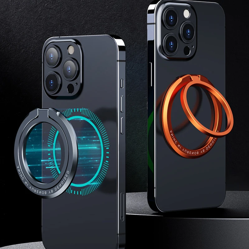 Rotatable Magnet Metal Finger Ring Phone Holder For Magsafe Wireless Charging For iphone 13 Pro Max Magnetic Smartphone Socket
Rotatable Magnet Metal Finger Ring Phone Holder For Magsafe Wireless Charging For iphone 13 Pro Max Magnetic Smartphone Socket