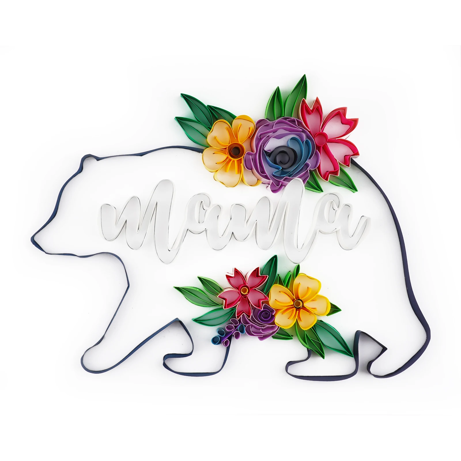 UNIQUILLING Mama Bear Quilling Paper Filigree Paintings Wall Decor DIY Art Quilling Paper Crafts Gifts DIY Quilling Paper Kits
UNIQUILLING Mama Bear Quilling Paper Filigree Paintings Wall Decor DIY Art Quilling Paper Crafts Gifts DIY Quilling Paper Kits
