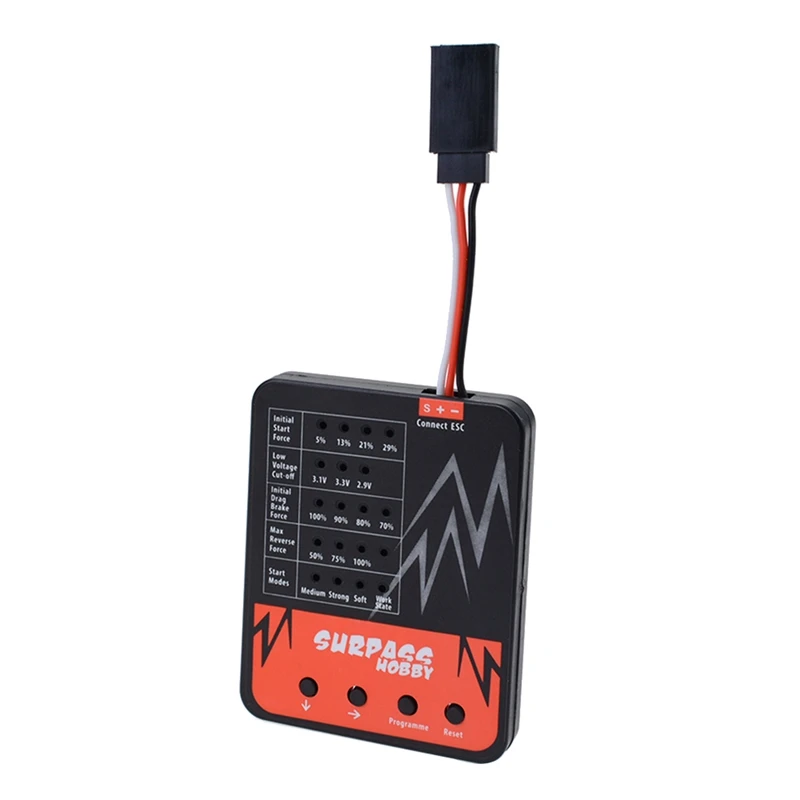 SURPASS HOBBY Crawler Esc Programing Card Programed Card LED 45A 60A 80A Brushed ESC For RC 1/10 Car ESC Electronic Speed
SURPASS HOBBY Crawler Esc Programing Card Programed Card LED 45A 60A 80A Brushed ESC For RC 1/10 Car ESC Electronic Speed