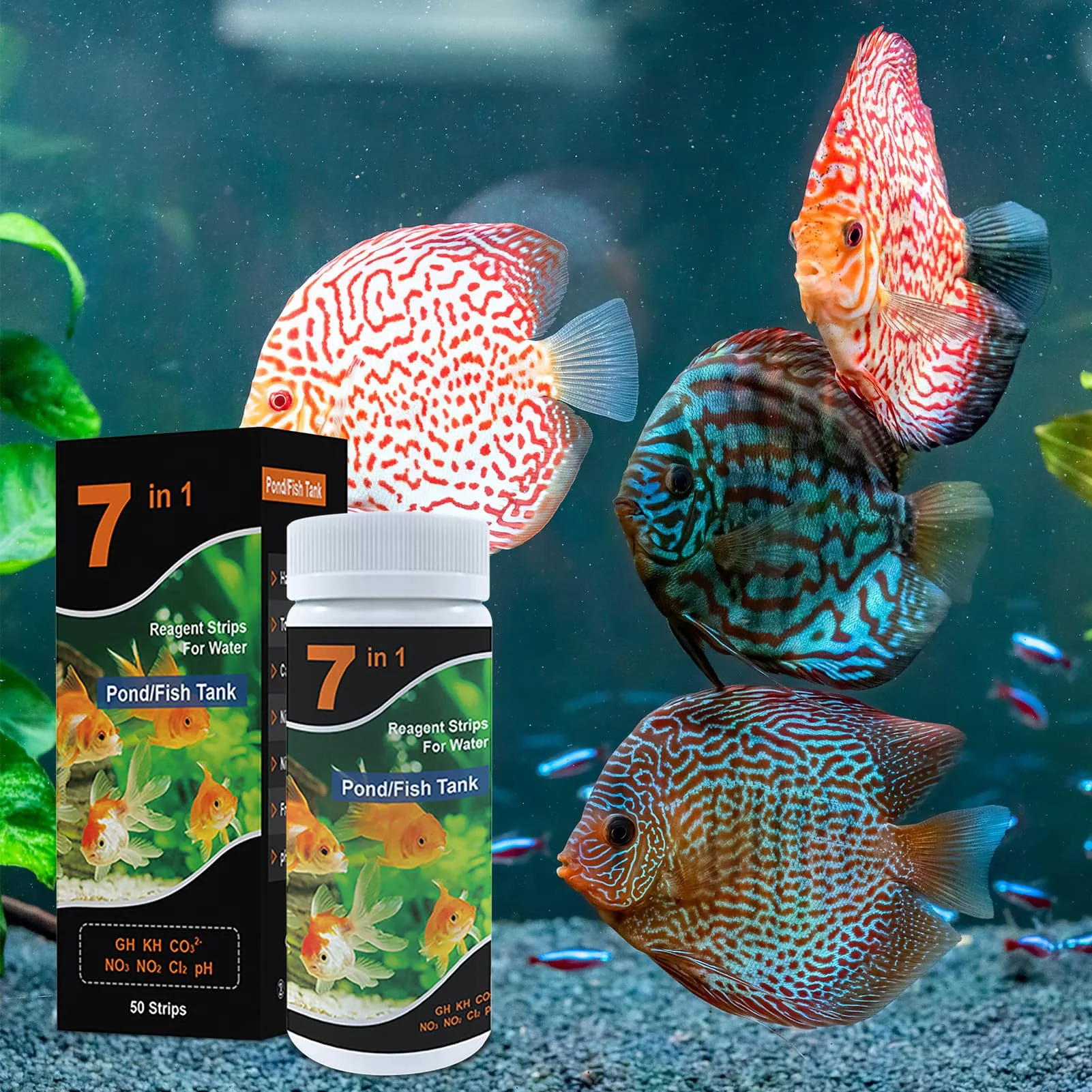 Water Quality Test Strips 7-in-1 Pool Test Strips50 Strips Water Hardness Test Strips Emergency Home Easy Testing Strips PH Test
Water Quality Test Strips 7-in-1 Pool Test Strips50 Strips Water Hardness Test Strips Emergency Home Easy Testing Strips PH Test