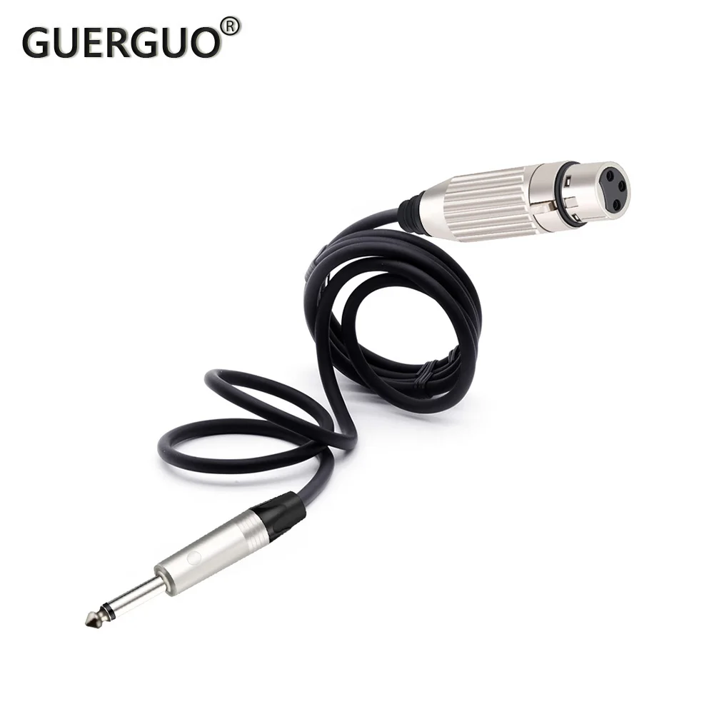 Моноразъем из сплава никеля 6,35 мм, штекер-гнездо XLR, 3 контакта, для сбалансированного микрофона, кабель для соединения, четверть дюйма в шнур...
Моноразъем из сплава никеля 6,35 мм, штекер-гнездо XLR, 3 контакта, для сбалансированного микрофона, кабель для соединения, четверть дюйма в шнур...