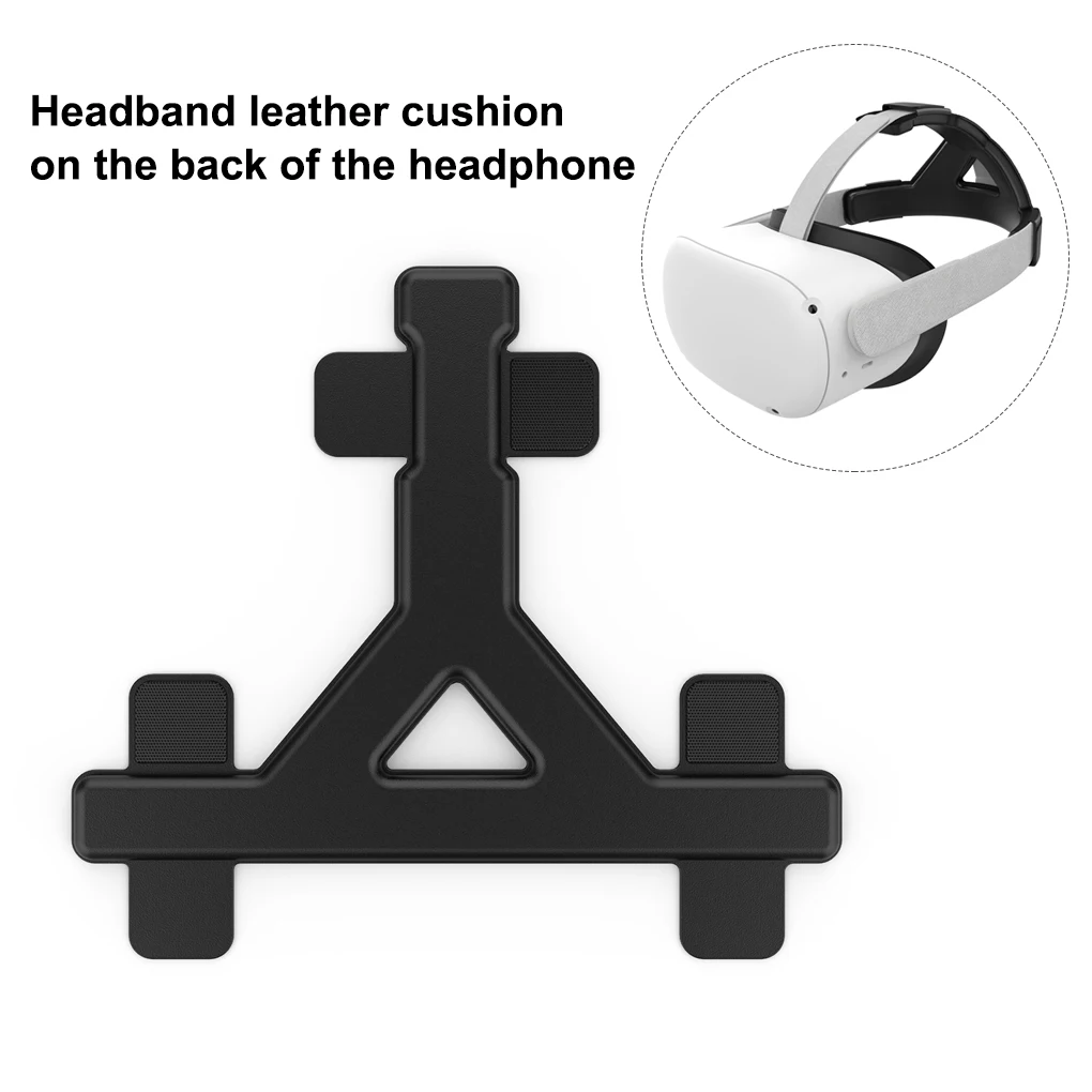Headband Cushion Soft Faux Leather Sweatproof VR Headset Reduce Head Pressure Fixing Strap for Oculus- Quest 2
Headband Cushion Soft Faux Leather Sweatproof VR Headset Reduce Head Pressure Fixing Strap for Oculus- Quest 2