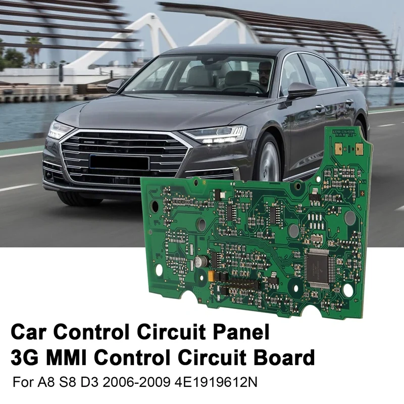Панель управления автомобилем 3G, плата управления MMI для левого вождения подходит для A8 S8 D3 2006-2009 4E1919612N
Панель управления автомобилем 3G, плата управления MMI для левого вождения подходит для A8 S8 D3 2006-2009 4E1919612N