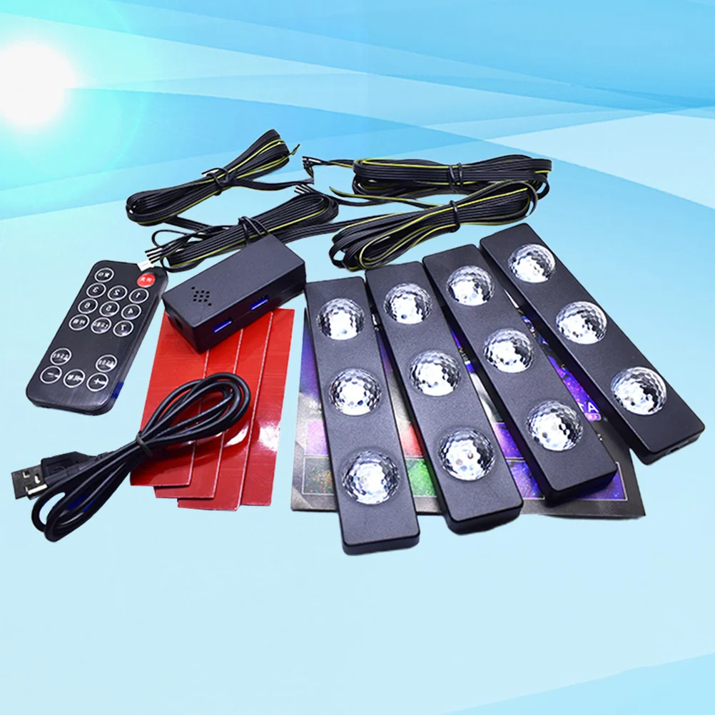 1PC Colorful Car Atmosphere Lamp Car Interior Modification Atmosphere Lamp Sound Controlled Foot Sole Lamp Vehicle LED
1PC Colorful Car Atmosphere Lamp Car Interior Modification Atmosphere Lamp Sound Controlled Foot Sole Lamp Vehicle LED