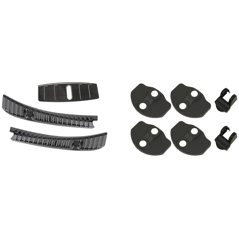 1 Set Rear Trunk Bumper Frunk Bumper Protector Guard & 4 Pcs Car Door Lock Protector Cover
1 Set Rear Trunk Bumper Frunk Bumper Protector Guard & 4 Pcs Car Door Lock Protector Cover