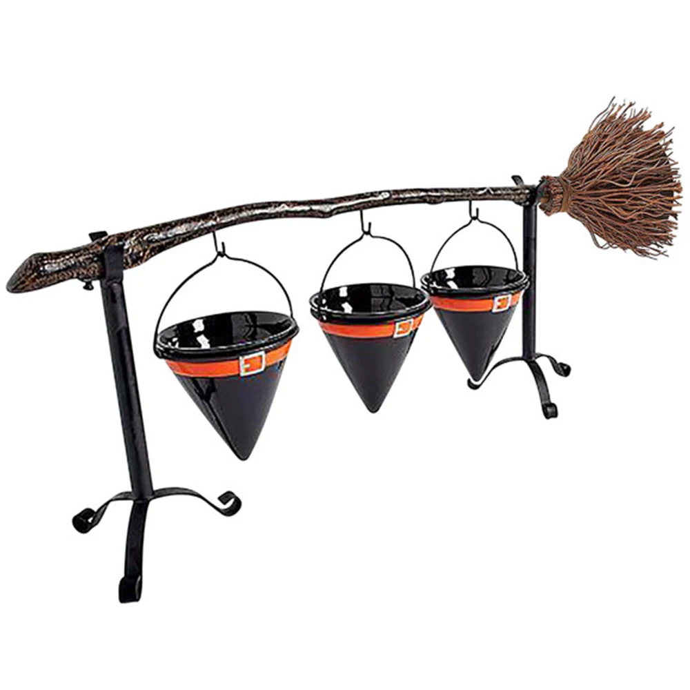 Halloween Witch Hat Broom Snack Bowl Rack Removable Organizer Halloween Fruit Baskets Holder Plate Snack Storage-A
Halloween Witch Hat Broom Snack Bowl Rack Removable Organizer Halloween Fruit Baskets Holder Plate Snack Storage-A