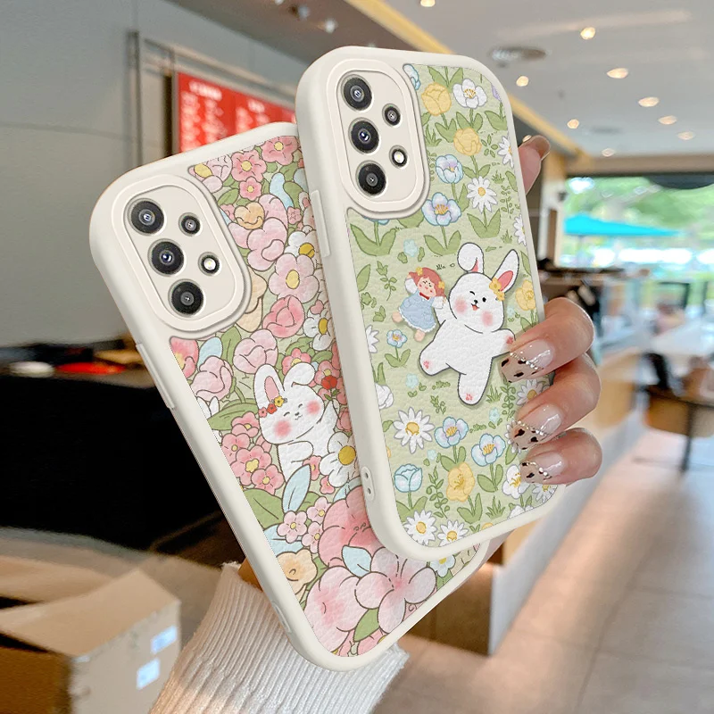 Flower Bunny Lambskin Phone Case for Samsung A32 M32 A30S A33 5G A50 A50S A51 UW A52 A52S 5G A53 A70 A70S A71 A72 4G A73 5G Case
Flower Bunny Lambskin Phone Case for Samsung A32 M32 A30S A33 5G A50 A50S A51 UW A52 A52S 5G A53 A70 A70S A71 A72 4G A73 5G Case