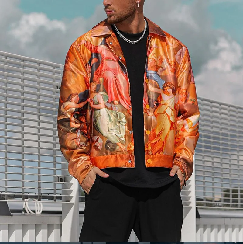 2023 Europe and America Men's Autumn and Winter New Fashion Trend High Quality Printed Jacket Top Coat
2023 Europe and America Men's Autumn and Winter New Fashion Trend High Quality Printed Jacket Top Coat