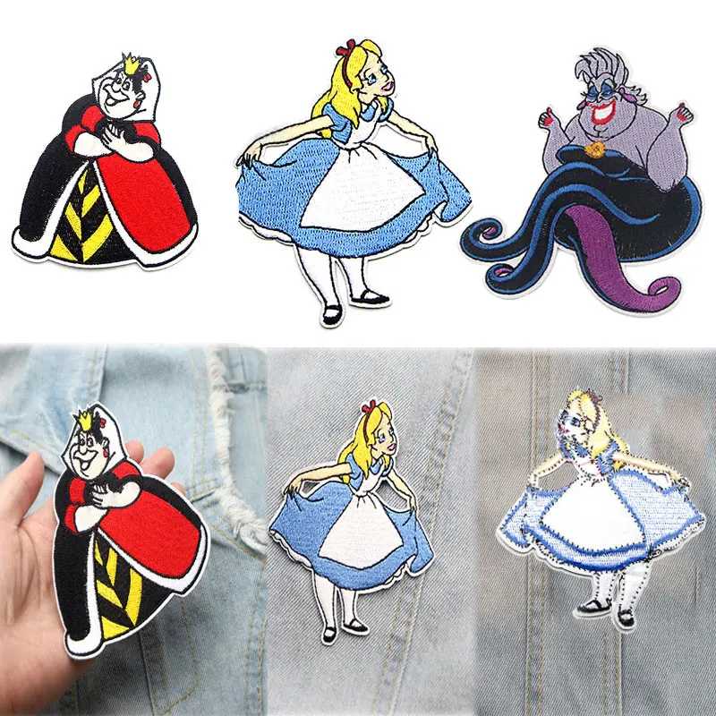 Alice In Wonderland Embroidery Cloth Sticker Cartoon Patch Embroidery Patch Iron on Patch Iron on Transfers for Clothing Logo
Alice In Wonderland Embroidery Cloth Sticker Cartoon Patch Embroidery Patch Iron on Patch Iron on Transfers for Clothing Logo