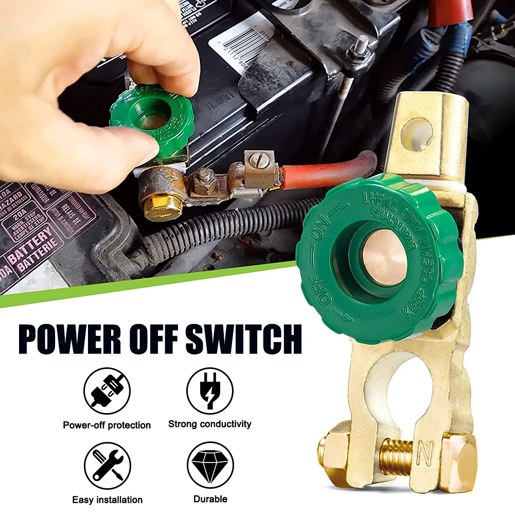 Universal Car Battery Switch Battery Terminal Link Switch Quick Cut-off Motorcycle battery disconnect Protector RV car switch
Universal Car Battery Switch Battery Terminal Link Switch Quick Cut-off Motorcycle battery disconnect Protector RV car switch