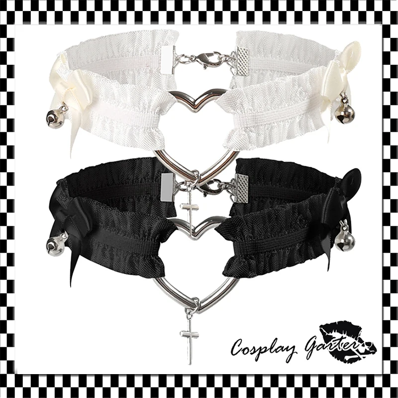 Punk Lace Garter Belt Women Hollow Heart Bow Cross Lolita Leg Garters Elastic Choker Leg Rings Strap Cosplay Bondage Lingerie
Punk Lace Garter Belt Women Hollow Heart Bow Cross Lolita Leg Garters Elastic Choker Leg Rings Strap Cosplay Bondage Lingerie
