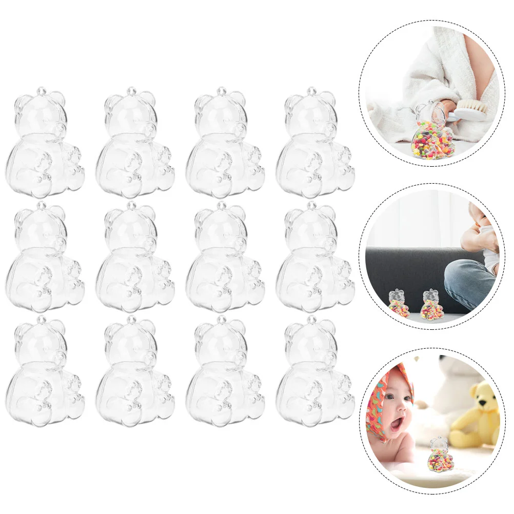 Transparent Candy Box Snacks Packing Boxes Adorable Bear Cases Party Treats Containers Small Shape
Transparent Candy Box Snacks Packing Boxes Adorable Bear Cases Party Treats Containers Small Shape
