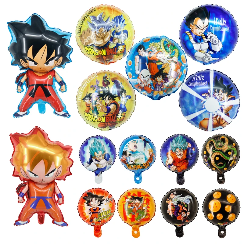 cartoon Goku Kakarot foil Balloons18/10inch round Globos Birthday party decoration balloon baby shower paper flag
cartoon Goku Kakarot foil Balloons18/10inch round Globos Birthday party decoration balloon baby shower paper flag