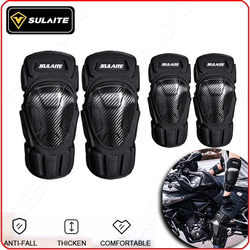 SULAITE Motorcycle Knee Pad Carbon Fiber Motocross Racing Adjustable Breathable Warm Knee Protection Protective Guard Gear
SULAITE Motorcycle Knee Pad Carbon Fiber Motocross Racing Adjustable Breathable Warm Knee Protection Protective Guard Gear