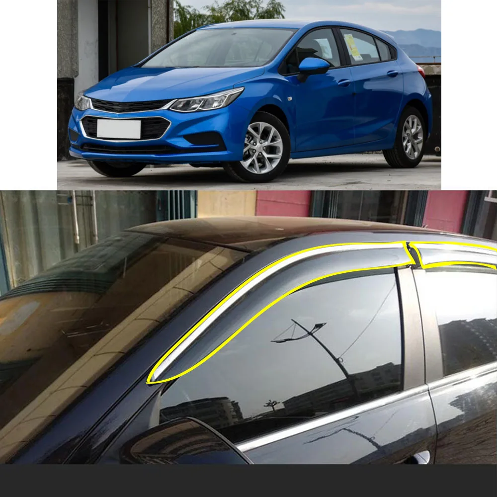 Car Sticker Plastic Window Glass Wind Visor Rain/Sun Guard Vent Parts For CHEVROLET Cruze Hatchback 2017 2018 2019 2020 2021
Car Sticker Plastic Window Glass Wind Visor Rain/Sun Guard Vent Parts For CHEVROLET Cruze Hatchback 2017 2018 2019 2020 2021