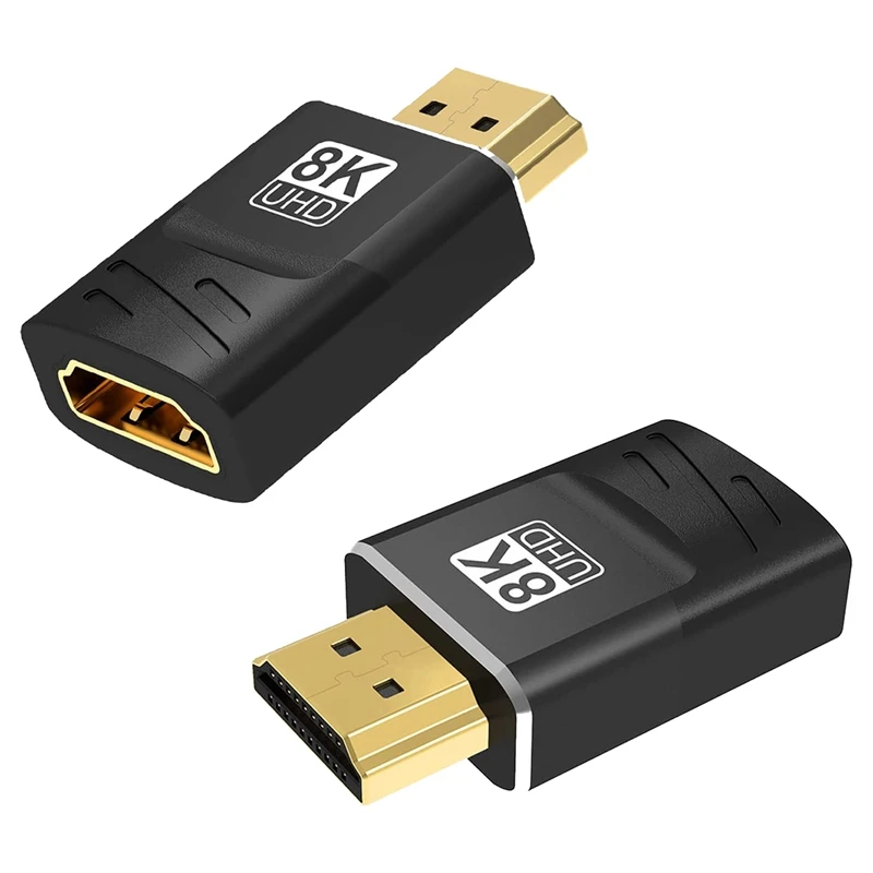 2PACK Male To Female 8K HDMI-Compatible Coupler HDMI-Compatible Adapter Connector Compatible With HDTV TV Stick PC Laptop
2PACK Male To Female 8K HDMI-Compatible Coupler HDMI-Compatible Adapter Connector Compatible With HDTV TV Stick PC Laptop