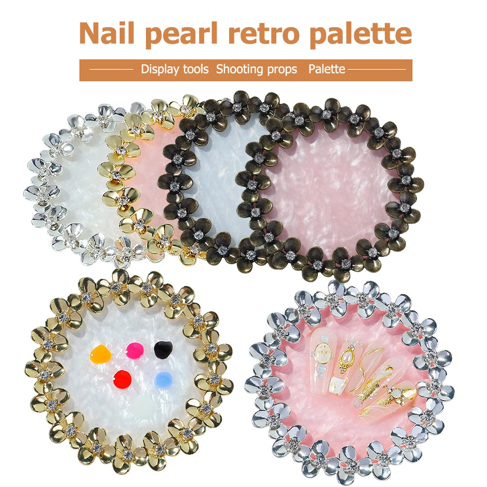 Round Resin Nail Art Palette,Crystal Practice Nail Art Color Plate/Display Board,Showing Shelf Manicure/Salon Tool Holder
Round Resin Nail Art Palette,Crystal Practice Nail Art Color Plate/Display Board,Showing Shelf Manicure/Salon Tool Holder