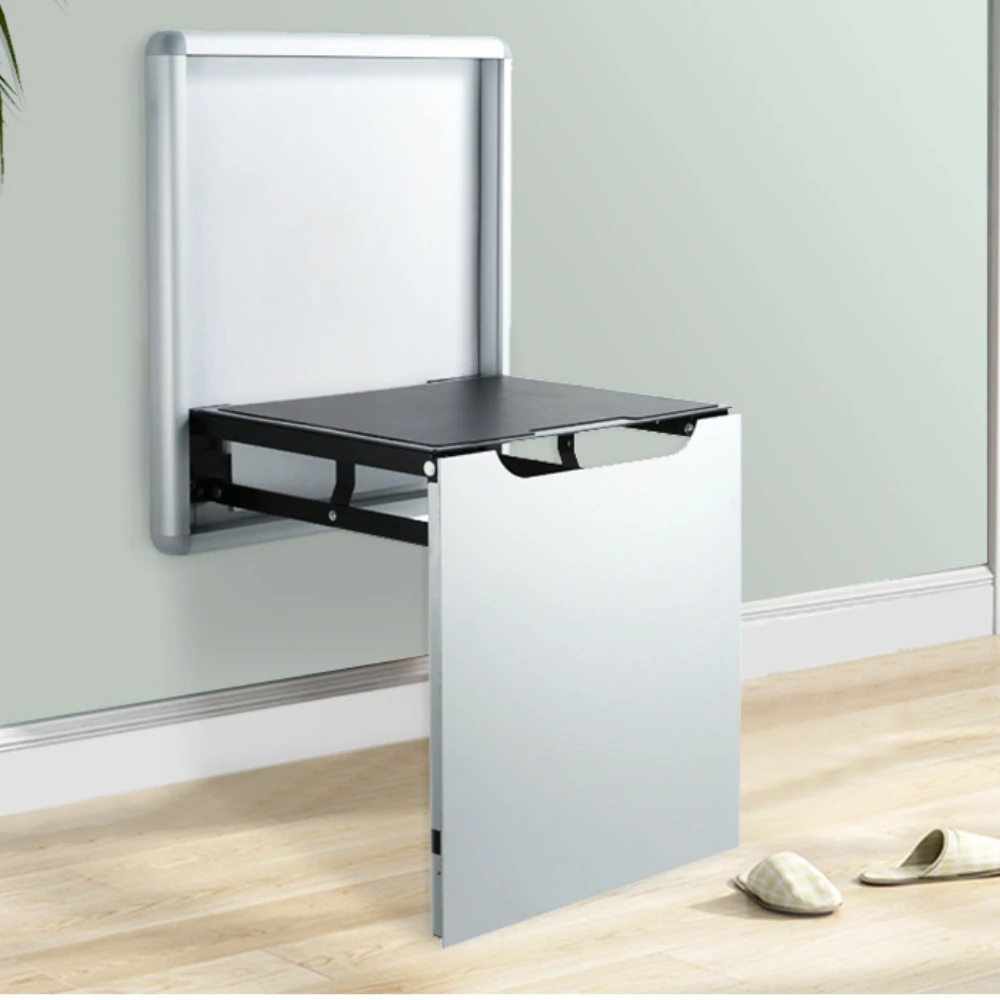 Wall Folding Stool Shoe Hidden Shoe Changing Stool Cabinet Wall Hanging Porch Chair Bathroom Wearing Aluminum Alloy Ottomans
Wall Folding Stool Shoe Hidden Shoe Changing Stool Cabinet Wall Hanging Porch Chair Bathroom Wearing Aluminum Alloy Ottomans