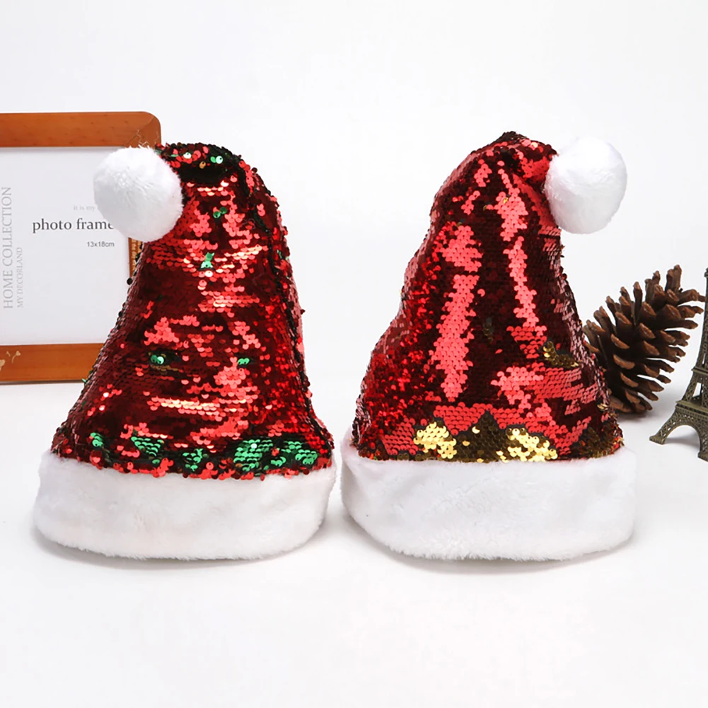 2023 New Year Flip Sequin Short Plush Xmas Hat Noel Shiny Natal Hat Merry Christma Decor Happy Navidad Favor Festival Accessory
2023 New Year Flip Sequin Short Plush Xmas Hat Noel Shiny Natal Hat Merry Christma Decor Happy Navidad Favor Festival Accessory