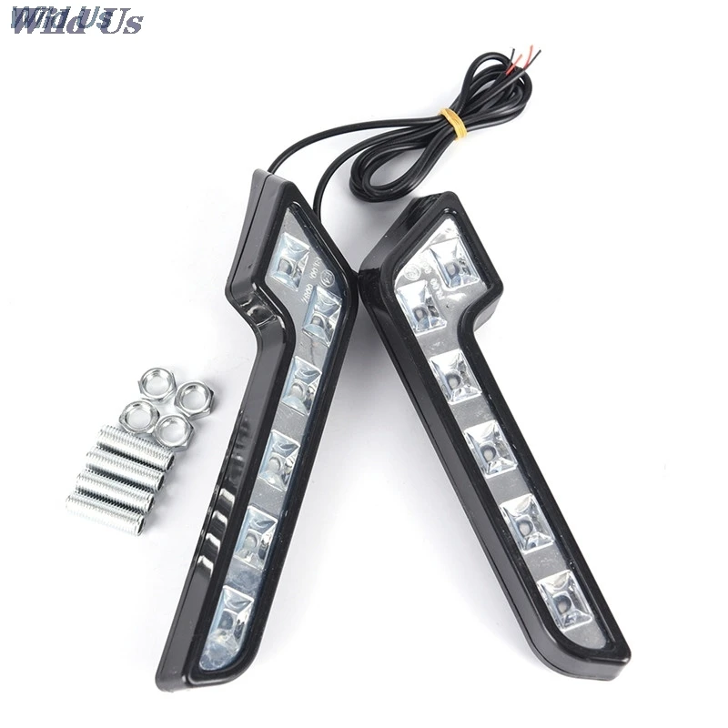 2PCS Universal 6LED Car Driving Lamp L shape Fog 12V DRL Daytime Running Light Kit Car Styling Super White
2PCS Universal 6LED Car Driving Lamp L shape Fog 12V DRL Daytime Running Light Kit Car Styling Super White