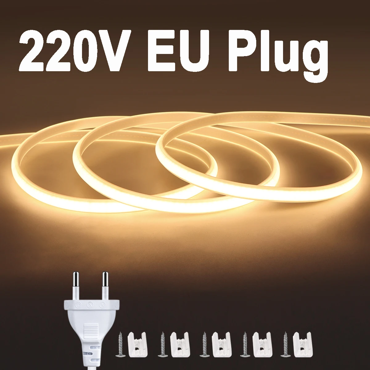Светодиодная лента COB White 280LED/м 220В
Светодиодная лента COB White 280LED/м 220В