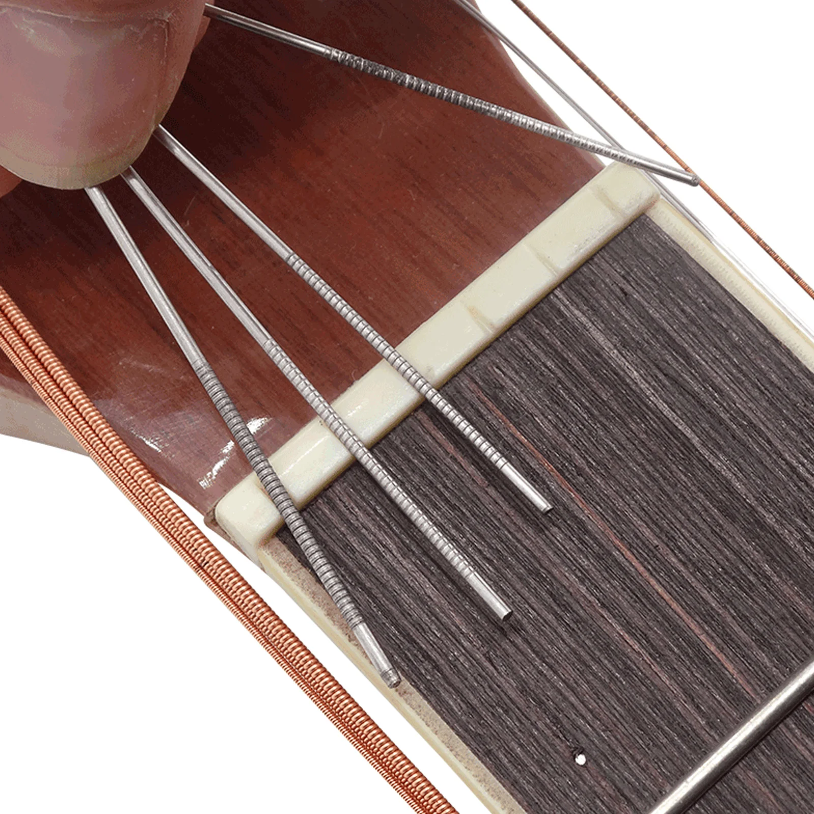 

1 Set Guitar Nut Slotting File Kit Rods Slot Filing Set Luthier Repair Tool R174 (Silver) Accessories