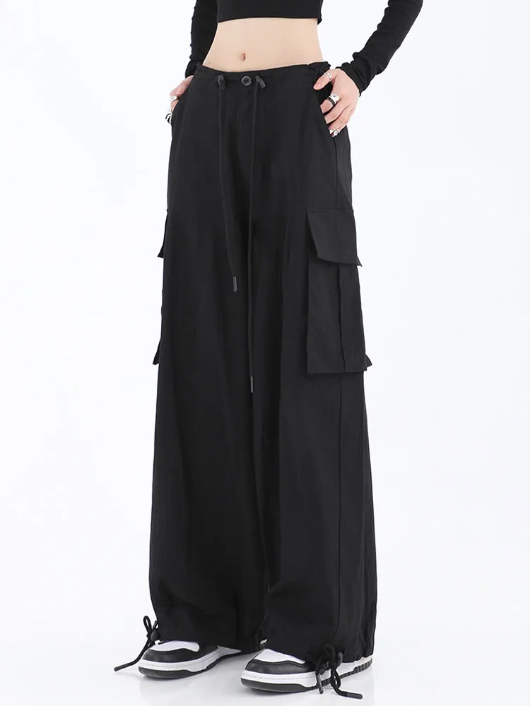 Y2k Black Cargo Pant Big Pockets Elastic Waist Wide LegTrousers 2022 Harajuku Casual Basic Sweatpants Women Retro Sporty Joggers
Y2k Black Cargo Pant Big Pockets Elastic Waist Wide LegTrousers 2022 Harajuku Casual Basic Sweatpants Women Retro Sporty Joggers